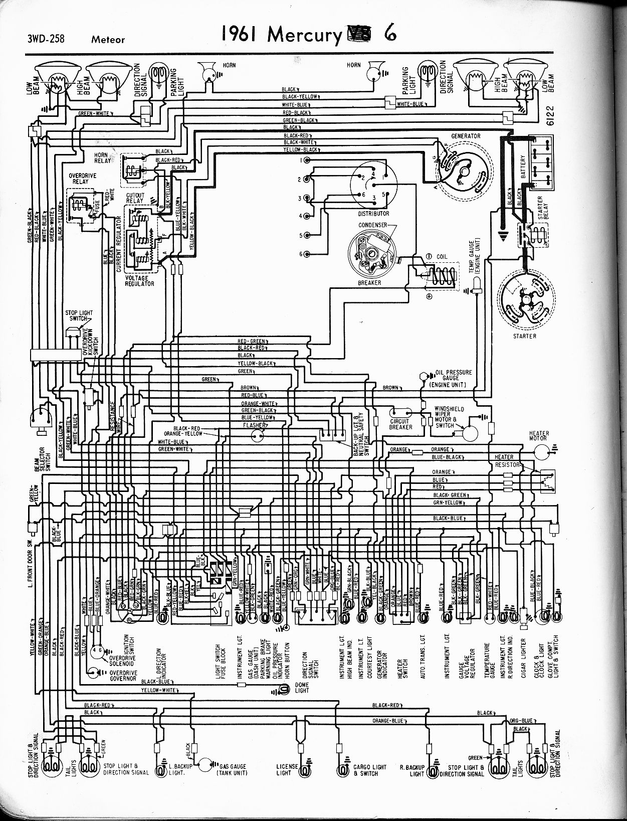 Mercury wiring diagrams - The Old Car Manual Project